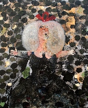 L'extase - huile sur toile - 65 x 54 cm - (Galerie Claire Corcia, Paris)